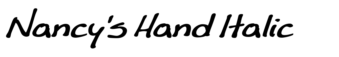 Nancy's Hand Italic